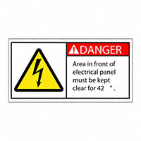 3M (TC) - SAFLBL-2X4-011-25/PK - SAFETY LABEL - DANGER - KEEP CLE
