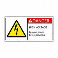 3M (TC) - SAFLBL-2X4-012-25/PK - SAFETY LABEL - DANGER CLASS 3B L