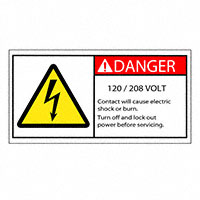 3M (TC) - SAFLBL-2X4-014-25/PK - SAFETY LABEL - DANGER - 120 / 20