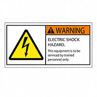 3M (TC) - SAFLBL-2X4-031-25/PK - SAFETY LABEL - WARNING - ELECTRI
