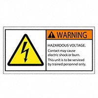 3M (TC) - SAFLBL-2X4-032-25/PK - SAFETY LABEL - WARNING - HAZARDO