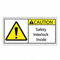 3M (TC) - SAFLBL-2X4-045-500/PK - SAFETY LABEL - CAUTION - SAFETY