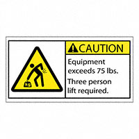 3M (TC) - SAFLBL-2X4-049-500/PK - SAFETY LABEL - CAUTION - EQUIPME