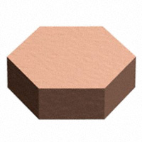 3M - SJ-5201-LIGHT-BROWN - BUMPER HEXAGONAL 0.433" HEX BRN