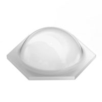 3M - SJ6561H - BUMPER HEXAGONAL 0.375" HEX CLR