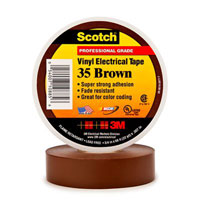 3M - 35-BROWN-3/4 - TAPE COLOR CODING VINYL 3/4"X66'
