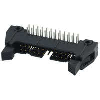 3M - N3627-5202RB - CONN HEADER 24PS R/A SHORT LATCH