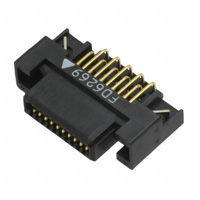 3M - P50-020S-RR1-EA - CONN SOCKET 20POS R/A .050" GOLD