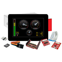 4D Systems Pty Ltd - SK-GEN4-50DCT-CLB-AR - DISPLAY LCD TFT 5.0" 800X480