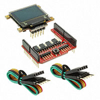 4D Systems Pty Ltd - UOLED-96G2-AR - OLED ARDUINO 0.96" SHIELD & CBL