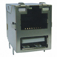 Abracon LLC - ARJU21A-MCSA-AD-B-EMU2 - CONN MAGJACK 1PORT 100 BASE-TX