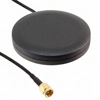 Siretta Ltd - ALPHA15/2.5M/SMAM/S/S/26 - ANT PUCK SMA MALE ADHESIVE MNT