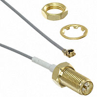 Siretta Ltd - ASMG020ZN113S11 - UFL TO SMA FEMALE BULKHEAD RP 20