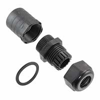 Souriau - CL102021 - CONN BACKSHELL SZ 2 PG16 BLACK