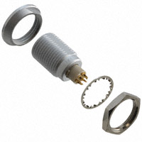 Souriau - JBXEA1G06FSSDS - CONN RCPT 6POS DOUBLE NUT SOLDER