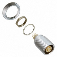 Souriau - JBXEA1G07FPSDS - CONN RCPT 7POS DBL NUT SKT SLD