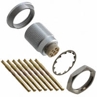 Souriau - JBXEA2G07FSSDS - CONN RCPT 7POS DOUBLE NUT SOLDER