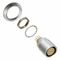 Souriau - JBXEA2G10FPSDS - CONN RCPT 10POS DBL NUT SKT SLD