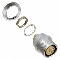 Souriau - JBXEP2G12FSSDS - CONN RCPT 12POS REAR MNT SKT SLD