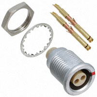 Souriau - JBXER1G02FSSDSR - CONN RCPT 2POS FRONT MNT SKT SLD