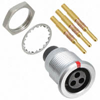 Souriau - JBXER2G03FSSDSR - CONN RCPT 3POS FRONT MNT SOLDER