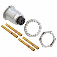 Souriau - JBXER3G04FCSDSR - CONN RCPT 4POS FRONT MNT CRIMP