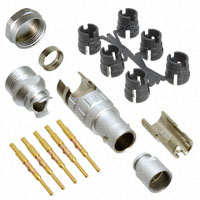 Souriau - JBXFC1G05MSSDSMR - CONN PLUG 5POS RA PIN SOLDER