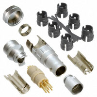 Souriau - JBXFC1G07MSSDSR - CONN PLUG 7POS RA PIN SOLDER