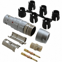 Souriau - JBXFD1G02MCSDSR - CONN PLUG 2POS STR INLINE CRIMP