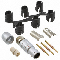 Souriau - JBXFD1G03MSSDSR - CONN PLUG 3POS STR INLINE SOLDER