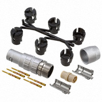 Souriau - JBXFD1G05MCSDSR - CONN PLUG 5POS STR INLINE CRIMP