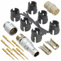 Souriau - JBXFD1G07MCSDSMR - CONN PLUG 7POS STRAIGHT CRIMP