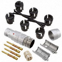 Souriau - JBXFD2G04MCSDSR - CONN PLUG 4POS STR INLINE CRIMP