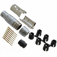 Souriau - JBXFD2G08MCSDSR - CONN PLUG 8POS STR INLINE CRIMP