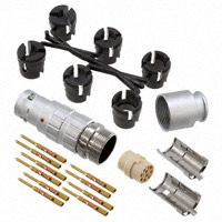 Souriau - JBXFD2G10MCSDSMR - CONN PLUG 10POS STR INLINE CRIMP