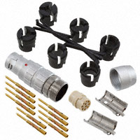 Souriau - JBXFD2G10MCSDSR - CONN PLUG 10POS STR INLINE CRIMP