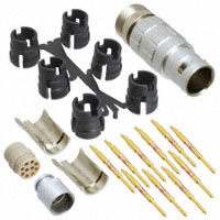 Souriau - JBXFD2G10MSSDSMR - CONN PLUG 10POS STRAIGHT SOLDER