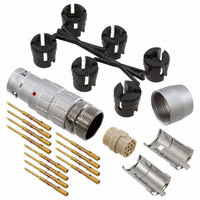 Souriau - JBXFD2G12MCSDSR - CONN PLUG 12POS STR INLINE CRIMP