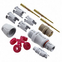 Souriau - JMXFH1G03MCUDSU - CONN PLUG MALE 3POS GOLD CRIMP