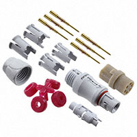 Souriau - JMXFH1G06MCUDSU - CONN PLUG MALE 6POS GOLD CRIMP