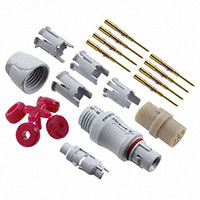 Souriau - JMXFH1G08MCUDSU - CONN PLUG MALE 8POS GOLD CRIMP