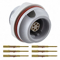 Souriau - JMXHH1G06FCUDSU - CONN RCPT FMALE 6POS GOLD CRIMP