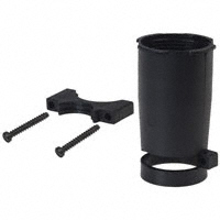 Souriau - MBG30S1 - CONN BACKSHELL W/CLAMP BLACK