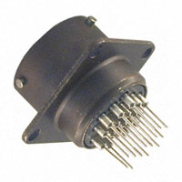 Souriau - 85102E1418P5016 - CONN RCPT 18POS BOX MNT W/PINS