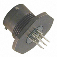 Souriau - 85107A1210P5016 - CONN RCPT 10POS JAM NUT W/PINS