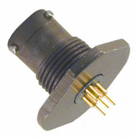 Souriau - 85107A833P5046 - CONN RCPT 3POS JAM NUT W/PINS