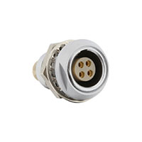 Souriau - JBXEA0G04FCSDS - CONN RCPT 4POS DOUBLE NUT CRIMP