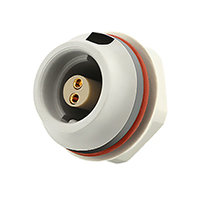 Souriau - JMXHH1G02FCUDSG - CONN RCPT FMALE 2POS GOLD CRIMP