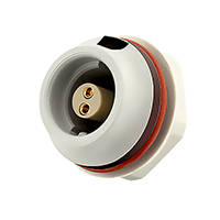 Souriau - JMXHH1G02FSUDSM - CONN RCPT FMALE 2POS GOLD SOLDER