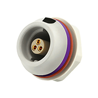 Souriau - JMXHH1G03FCUDSP - CONN RCPT FMALE 3POS GOLD CRIMP